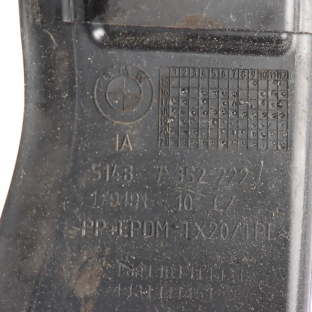 BMW G30 Osłona Wygłuszenie Błotnika Przednia Prawa - SKU 7352222 - Numer Części 7352222