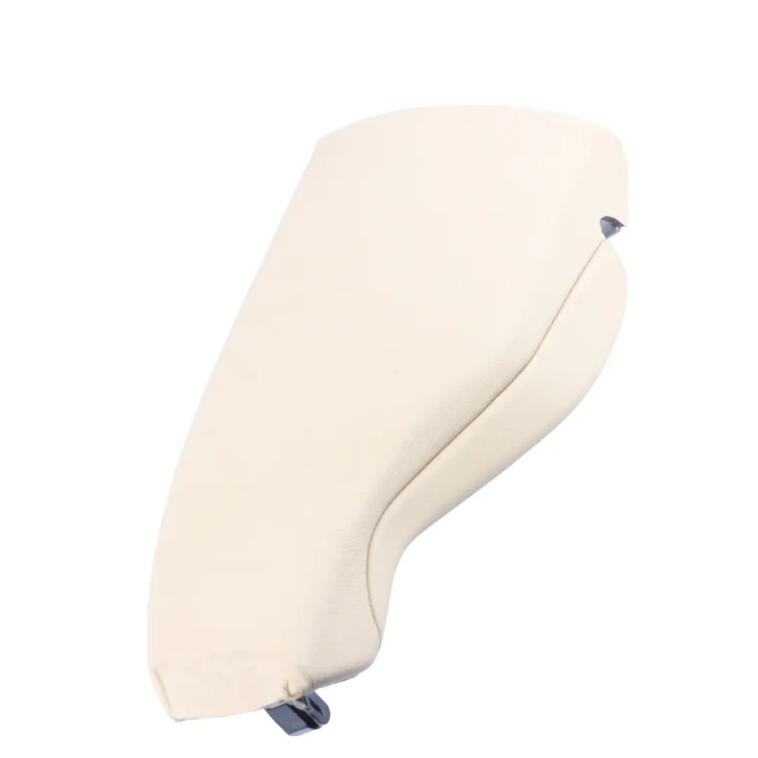 Finisher Left N/S Bench Side Lateral Cover Beige Leather to BMW F32 Rear Seat with Part number 7352729 BMW F32 Rear Seat Finisher Left N/S Bench Side Lateral Cover Beige Leather - SKU 7352729 - Part number 7352729