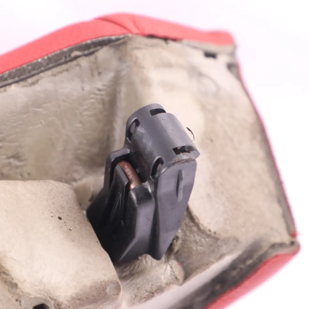 Finisher Right O/S Bench Side Lateral Cover Red Leather to BMW F32 Rear Seat with Part number 7352734 BMW F32 Rear Seat Finisher Right O/S Bench Side Lateral Cover Red Leather - SKU 7352734-1 - Part number 7352734