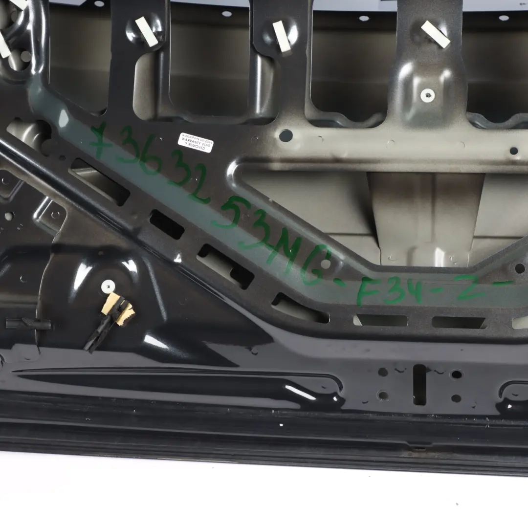 Trunk Boot Lid Tailgate Rear Panel Mineralgrau Grey Metallic - B39 to BMW F34 with Part number 7363253 BMW F34 Trunk Boot Lid Tailgate Rear Panel Mineralgrau Grey Metallic - B39 - SKU 7363253-MG - Part number 7363253