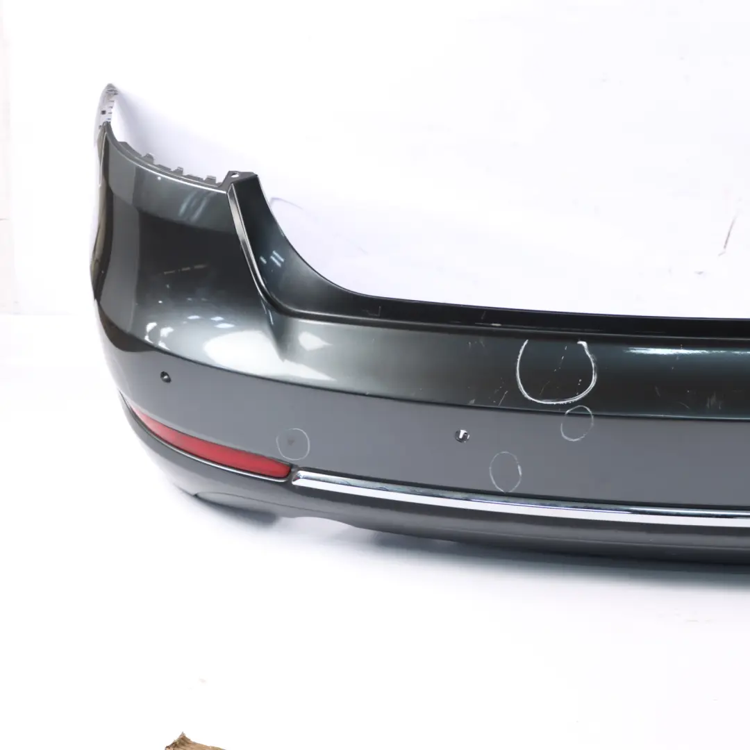 Bumper Trim Panel PDC Lines Mineralgrau Mineral Grey Metallic - B39 to BMW F34 Rear with Part number 7371878 BMW F34 Rear Bumper Trim Panel PDC Lines Mineralgrau Mineral Grey Metallic - B39 - SKU 7371878-MG - Part number 7371878