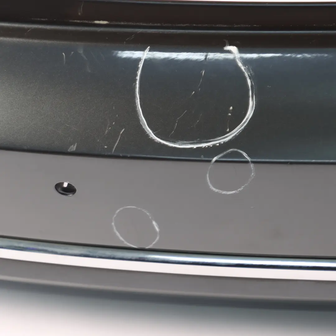 BMW F34 Rear Bumper Trim Panel PDC Lines Mineralgrau Mineral Grey Metallic - B39 - SKU 7371878-MG - Part number 7371878