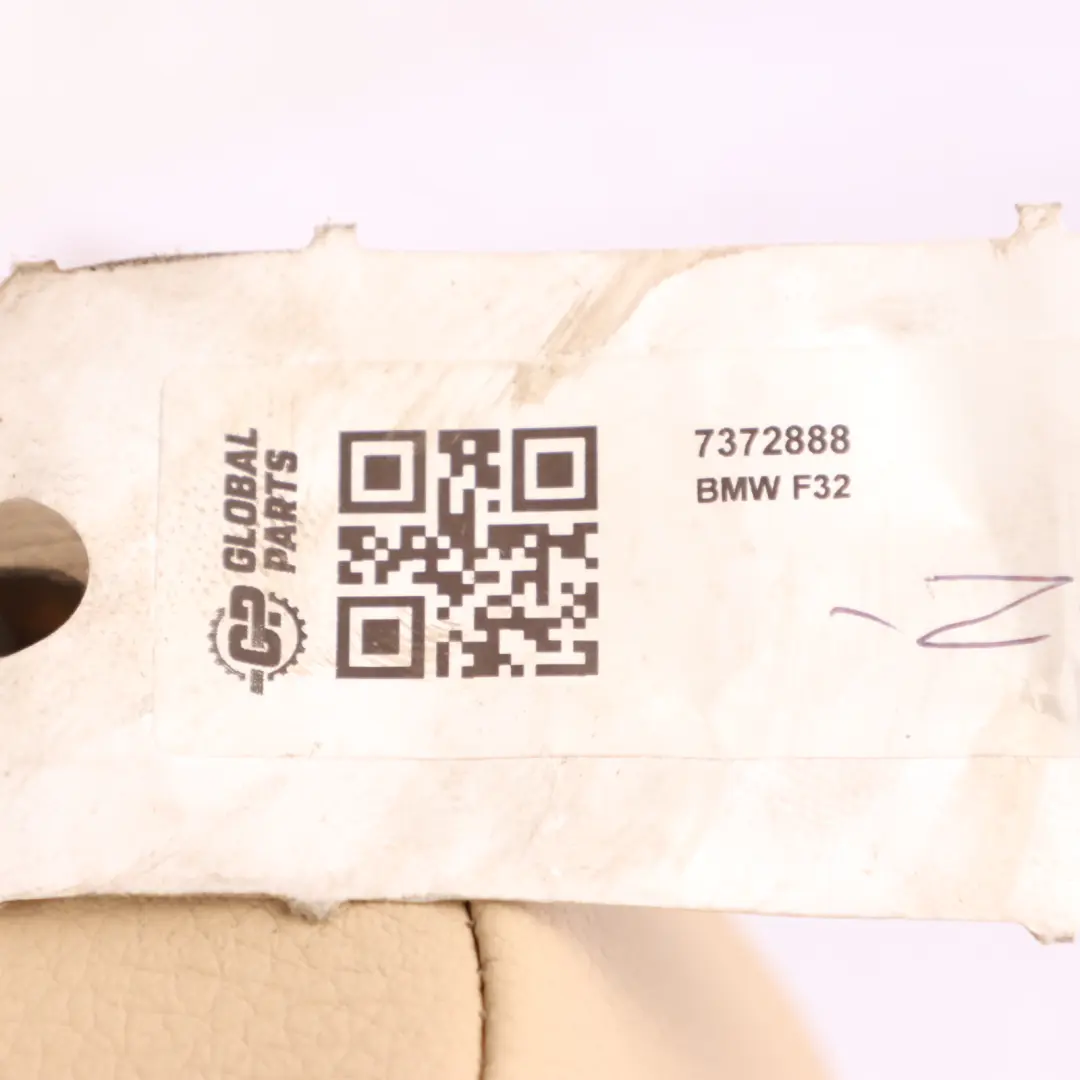 Headrest Seat Front Right Left N/O/S Leather Veneto Beige to BMW F32 LCI with Part number 7372888 BMW F32 LCI Headrest Seat Front Right Left N/O/S Leather Veneto Beige - SKU 7372888 - Part number 7372888