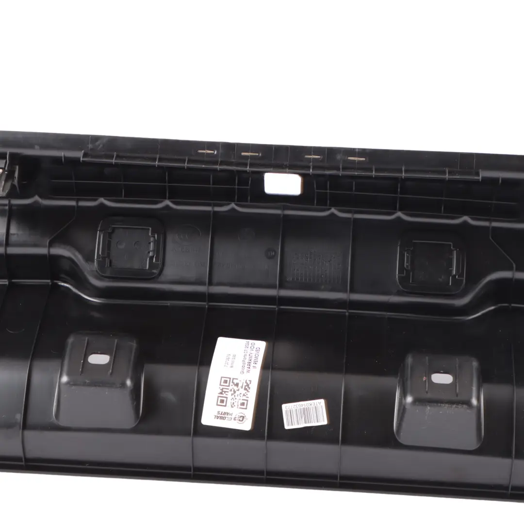 Trunk Lock Trim Cover Tailgate Panel to BMW G30 Rear with Part number 7373575 BMW G30 Rear Trunk Lock Trim Cover Tailgate Panel - SKU 7373575 - Part number 7373575