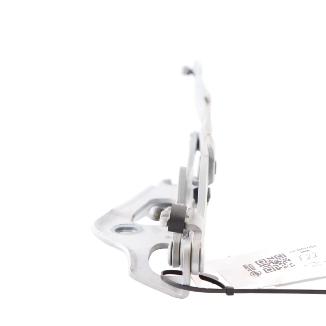 Trunk Lid Hinge Right O/S Glacier Silver Metallic - A83 7304558 to BMW F22 F23 LCI with Part number 7373848 BMW F22 F23 LCI Trunk Lid Hinge Right O/S Glacier Silver Metallic - A83 7304558 - SKU 7373848-GSB - Part number 7373848