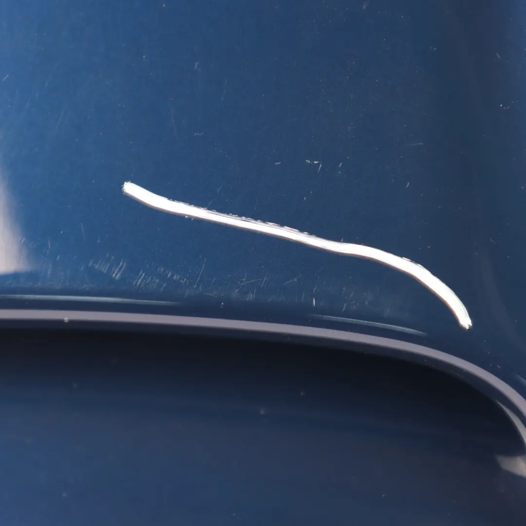 Spoiler Mini F56 John Cooper Works Trunk Lid Spoiler Deep Blue Metallic B69 to Rear with Part number 7375850 Rear Spoiler Mini F56 John Cooper Works Trunk Lid Spoiler Deep Blue Metallic B69 - SKU 7375850-DEEP - Part number 7375850