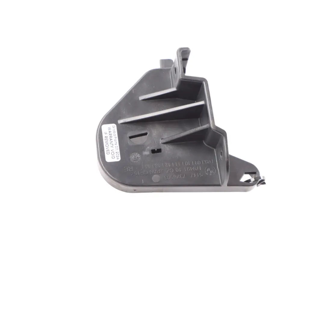 Floor Cover Panel Guide Rear Right O/S to BMW G11 G12 G30 Hybrid with Part number 7376503 BMW G11 G12 G30 Hybrid Floor Cover Panel Guide Rear Right O/S - SKU 7376503 - Part number 7376503