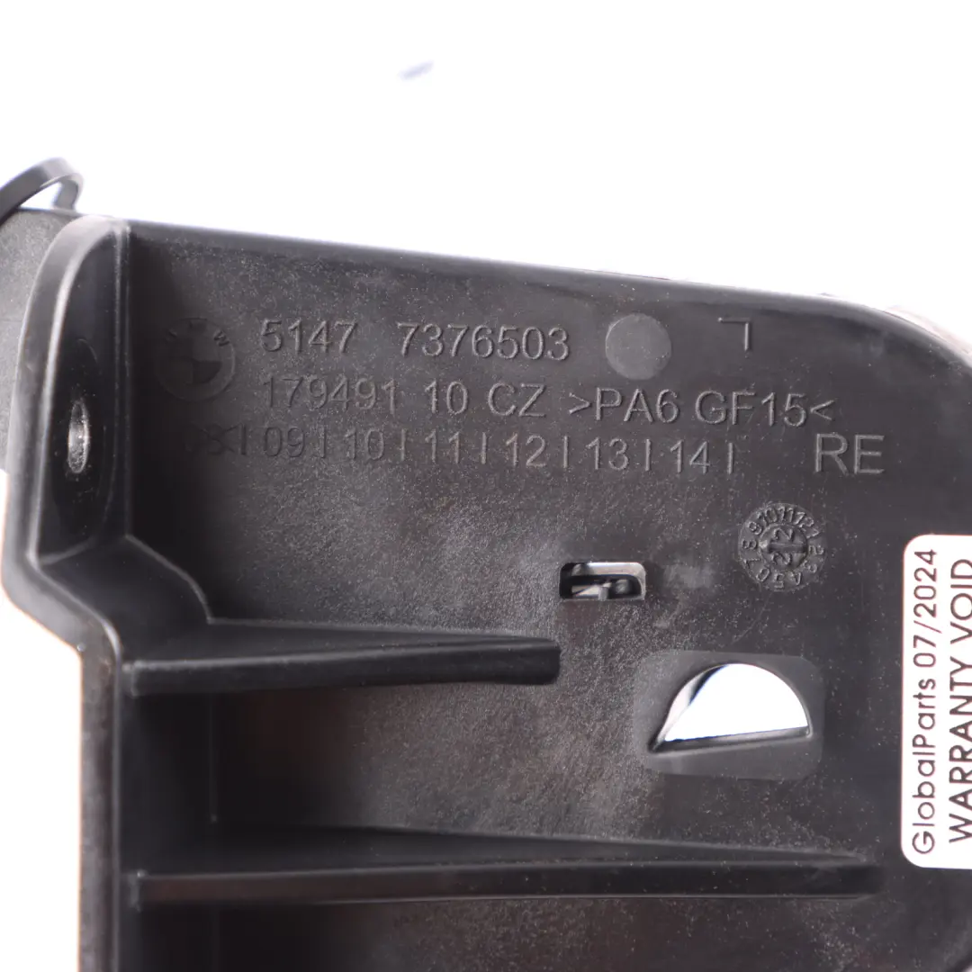 BMW G11 G12 G30 Hybrid Floor Cover Panel Guide Rear Right O/S - SKU 7376503 - Part number 7376503