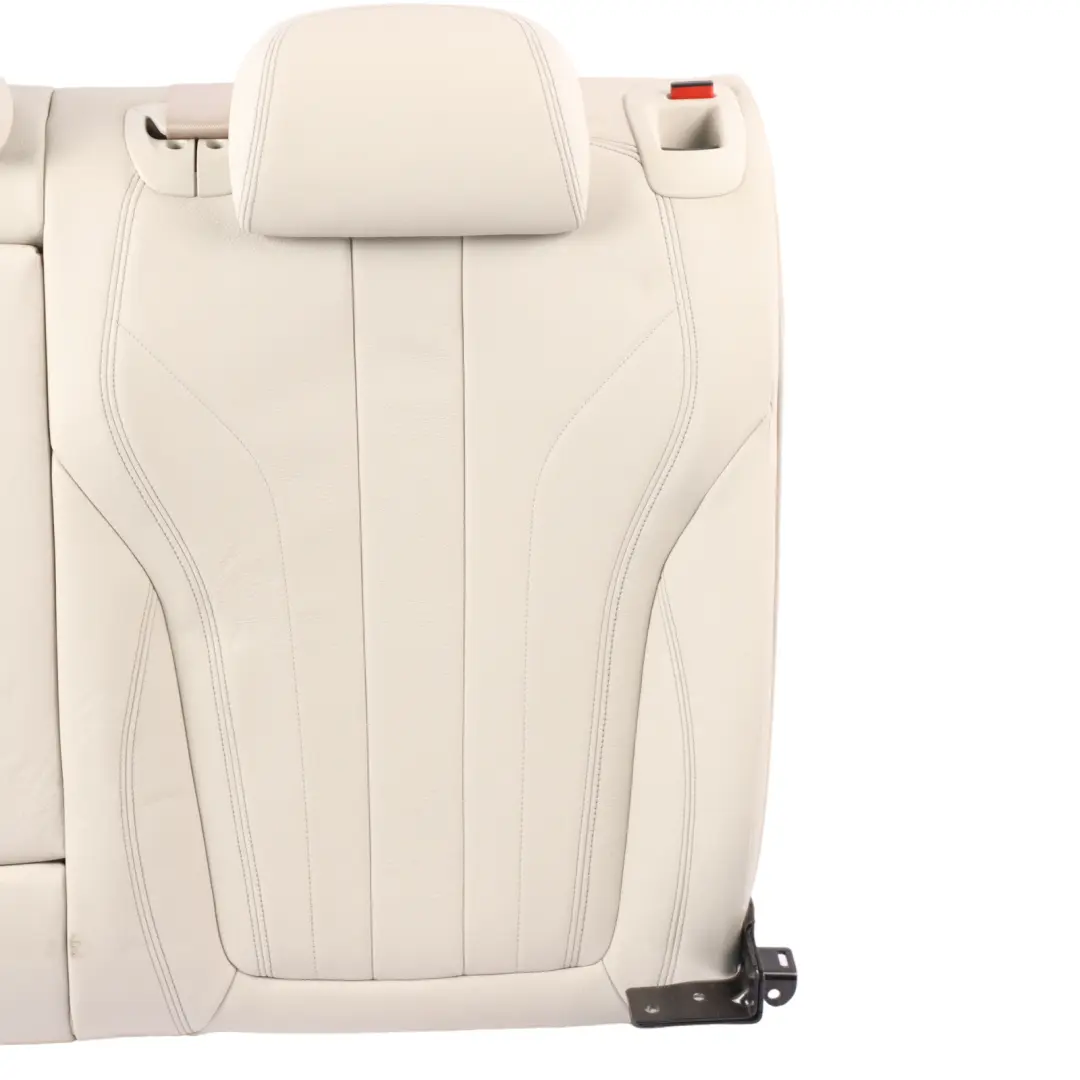 Left N/S Backrest Cushion Cover Leather Dakota Ivory White to BMW X6 F16 Seat Rear with Part number 7378985 BMW X6 F16 Seat Rear Left N/S Backrest Cushion Cover Leather Dakota Ivory White - SKU 7378985 - Part number 7378985