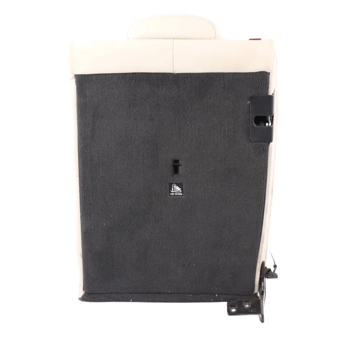 BMW X6 F16 Seat Rear Right O/S Backrest Cushion Cover Leather Dakota Ivory White - SKU 7378986 - Part number 7378986