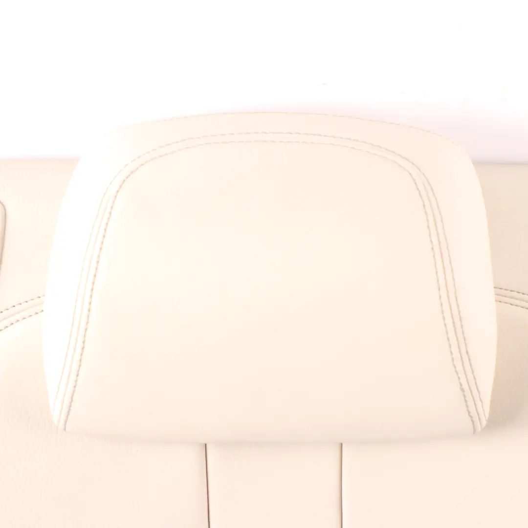Right O/S Backrest Cushion Cover Leather Dakota Ivory White to BMW X6 F16 Seat Rear with Part number 7378986 BMW X6 F16 Seat Rear Right O/S Backrest Cushion Cover Leather Dakota Ivory White - SKU 7378986 - Part number 7378986