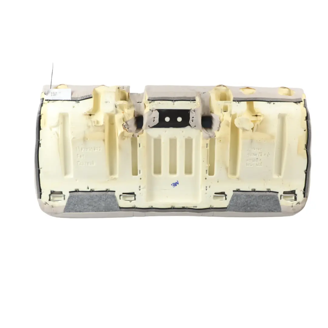 BMW X6 F16 Seat Bench Rear Couch Sofa Covering Interior Leather Elfenbein White - SKU 7378994 - Part number 7378994