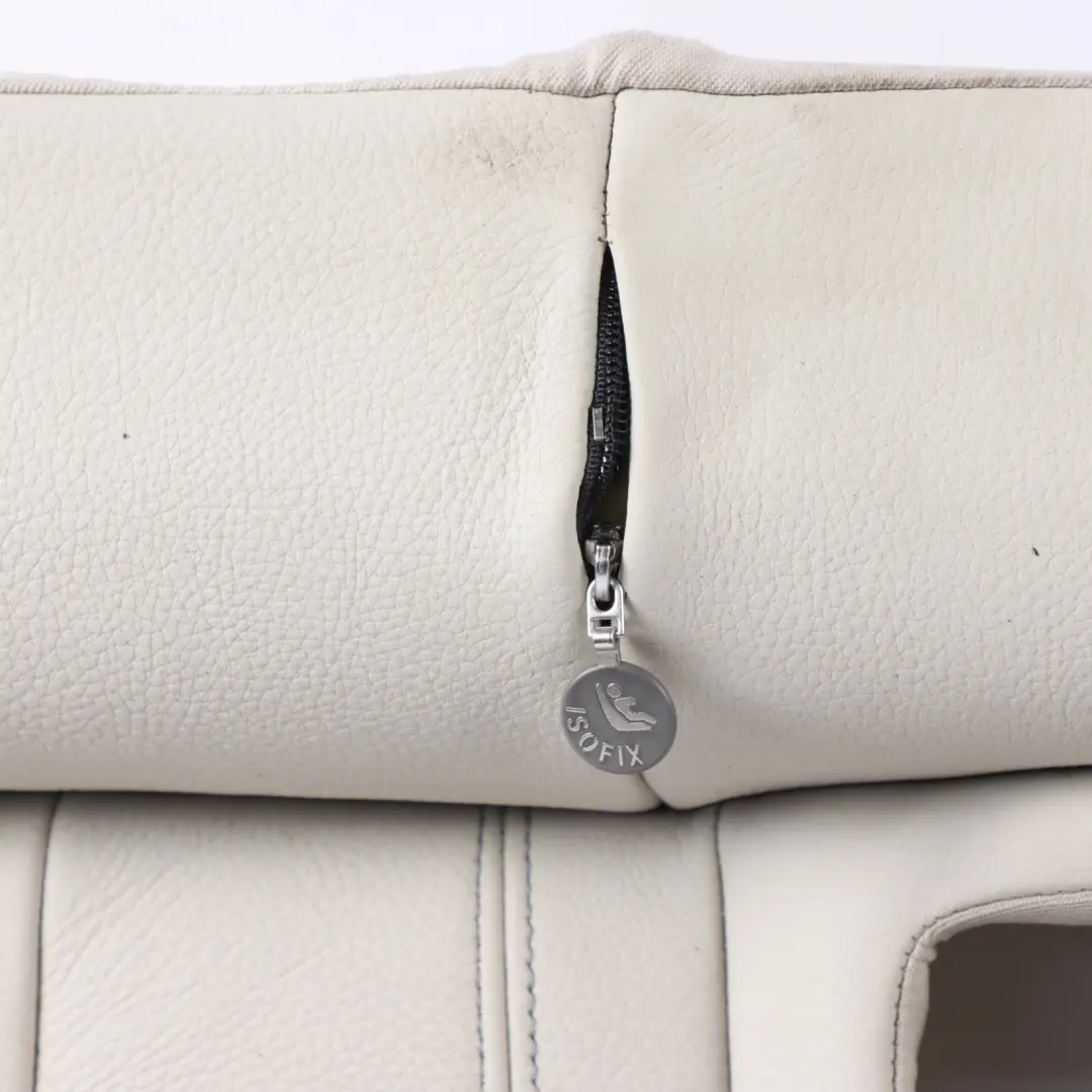 BMW X6 F16 Seat Bench Rear Couch Sofa Covering Interior Leather Elfenbein White - SKU 7378994 - Part number 7378994
