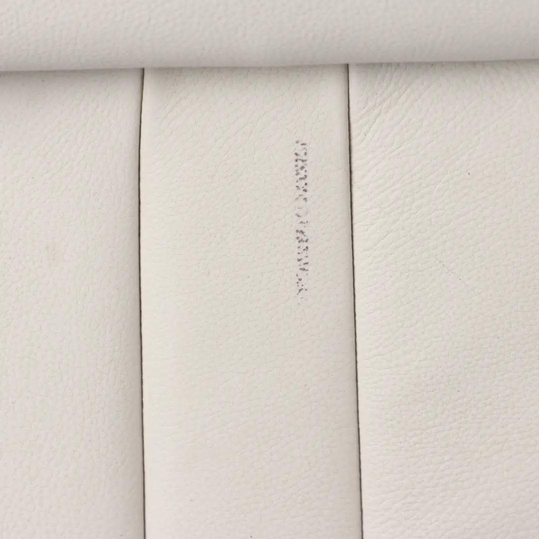 BMW X6 F16 Seat Bench Rear Couch Sofa Covering Interior Leather Elfenbein White - SKU 7378994 - Part number 7378994