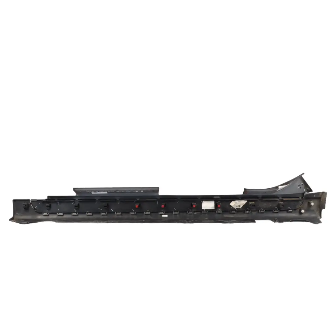 Mini F55 Side Skirt Right O/S JCW Sill Cover Rocker Panel Midnight Black - A94 - SKU 7381034-MNB - Part number 7381034