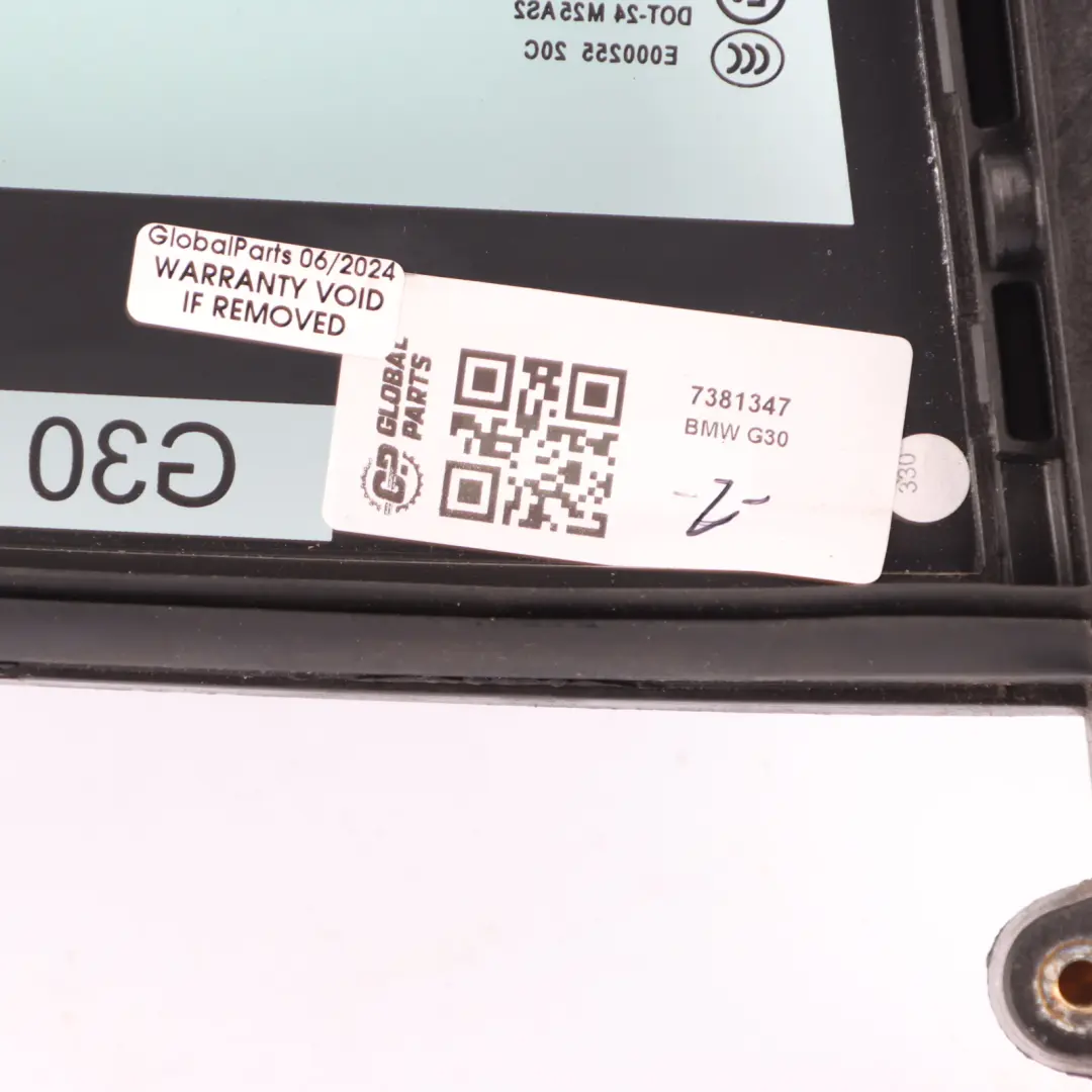Side Window BMW G30 Rear Door Left N/S Fixed Glass Window AS2 ESG to with Part number 7381347 Side Window BMW G30 Rear Door Left N/S Fixed Glass Window AS2 ESG - SKU 7381347 - Part number 7381347