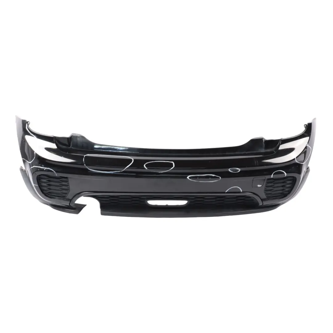 Bumper JCW Trim Panel Cover Midnight Black Metallic - A94 to Mini F56 F57 Rear with Part number 7382173 Mini F56 F57 Rear Bumper JCW Trim Panel Cover Midnight Black Metallic - A94 - SKU 7382173-MNB1 - Part number 7382173
