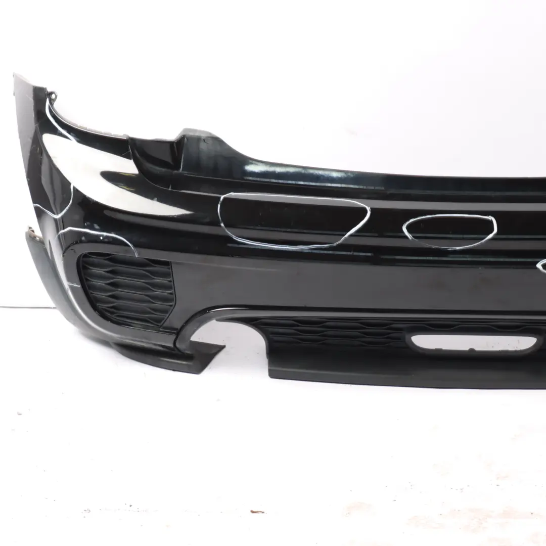 Bumper JCW Trim Panel Cover Midnight Black Metallic - A94 to Mini F56 F57 Rear with Part number 7382173 Mini F56 F57 Rear Bumper JCW Trim Panel Cover Midnight Black Metallic - A94 - SKU 7382173-MNB1 - Part number 7382173