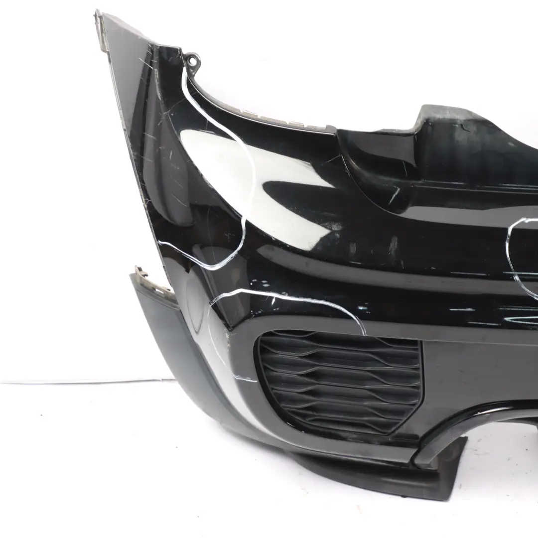 Bumper JCW Trim Panel Cover Midnight Black Metallic - A94 to Mini F56 F57 Rear with Part number 7382173 Mini F56 F57 Rear Bumper JCW Trim Panel Cover Midnight Black Metallic - A94 - SKU 7382173-MNB1 - Part number 7382173