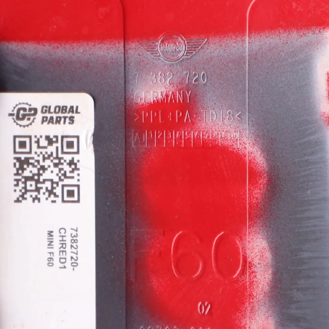 Filler Fill in Flap Cover Cap Chili Red - 851 to Mini Countryman F60 Fuel with Part number 7382720 Mini Countryman F60 Fuel Filler Fill in Flap Cover Cap Chili Red - 851 - SKU 7382720-CHRED1 - Part number 7382720