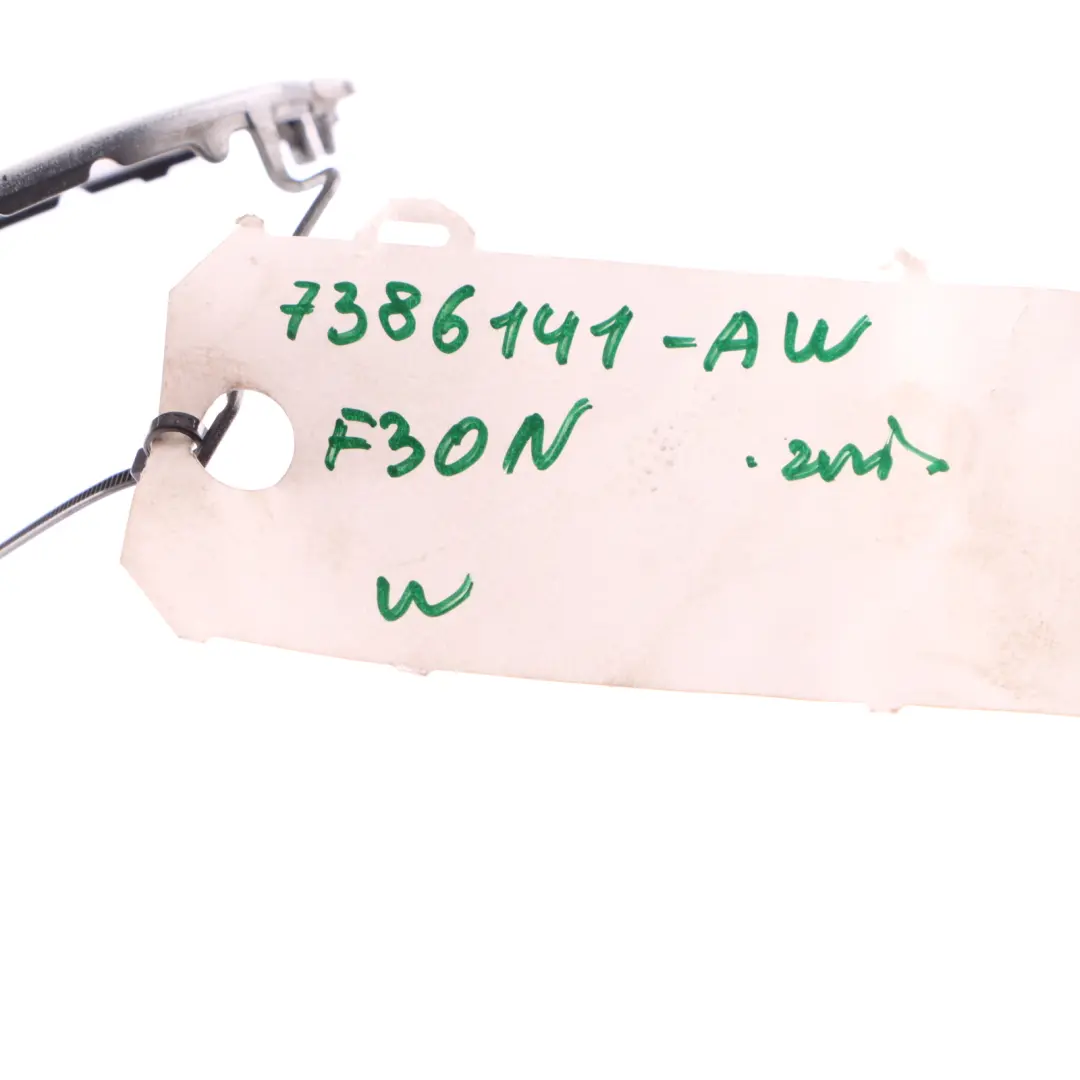  Towing Eye Cover BMW F30 F31 LCI Front Bumper Flap Alpine White 3 - 300 7386141 - SKU 7396837-AW - Part number 7396837
