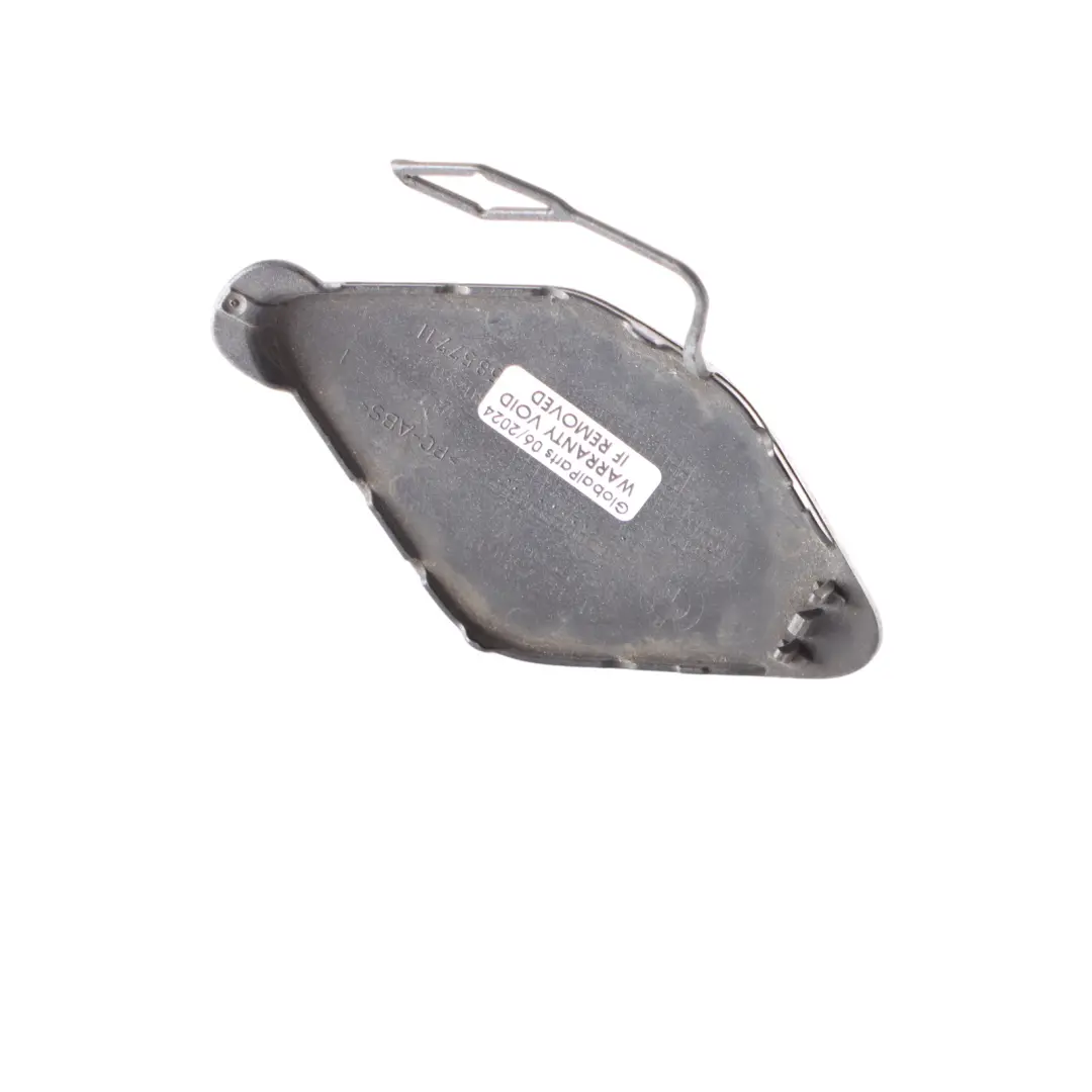  Towing Eye Cover BMW F30 F31 LCI Front Bumper Flap Glacier Silver - A83 7386141 - SKU 7396837-GSB - Part number 7396837