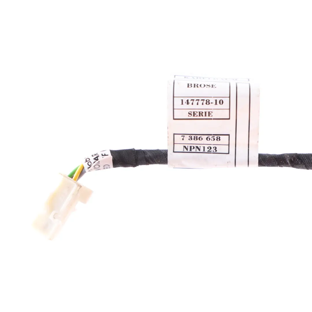 Boot Trunk Lid Tailgate Lock Latch Mechanism Wiring Harness to BMW X6 F16 with Part number 7386658 BMW X6 F16 Boot Trunk Lid Tailgate Lock Latch Mechanism Wiring Harness - SKU 7386658 - Part number 7386658