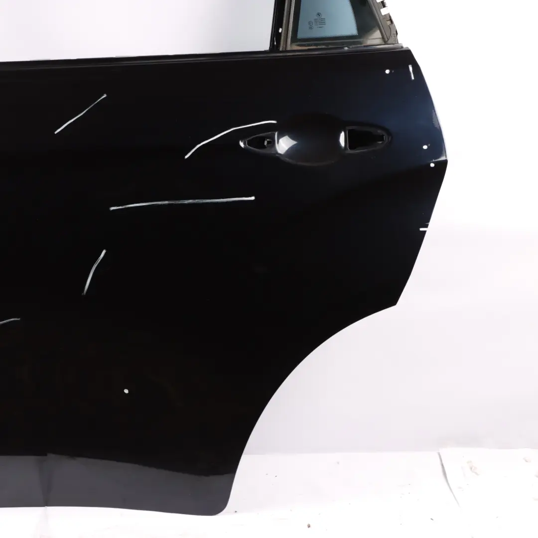 Door Rear Left N/S Carbonschwarz Carbon Black Metallic - 416 to BMW X6 F16 with Part number 7386743 BMW X6 F16 Door Rear Left N/S Carbonschwarz Carbon Black Metallic - 416 - SKU 7386743-CAR - Part number 7386743