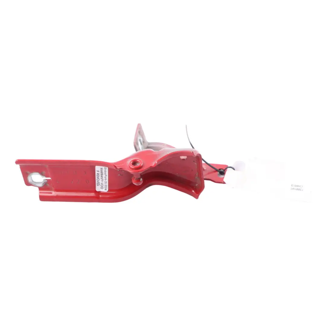 Coutryman F60 Bonnet Hood Brackets Left N/S Chili Red - 851 to Mini with Part number 7388107 Mini Coutryman F60 Bonnet Hood Brackets Left N/S Chili Red - 851 - SKU 7388107-CHRED - Part number 7388107