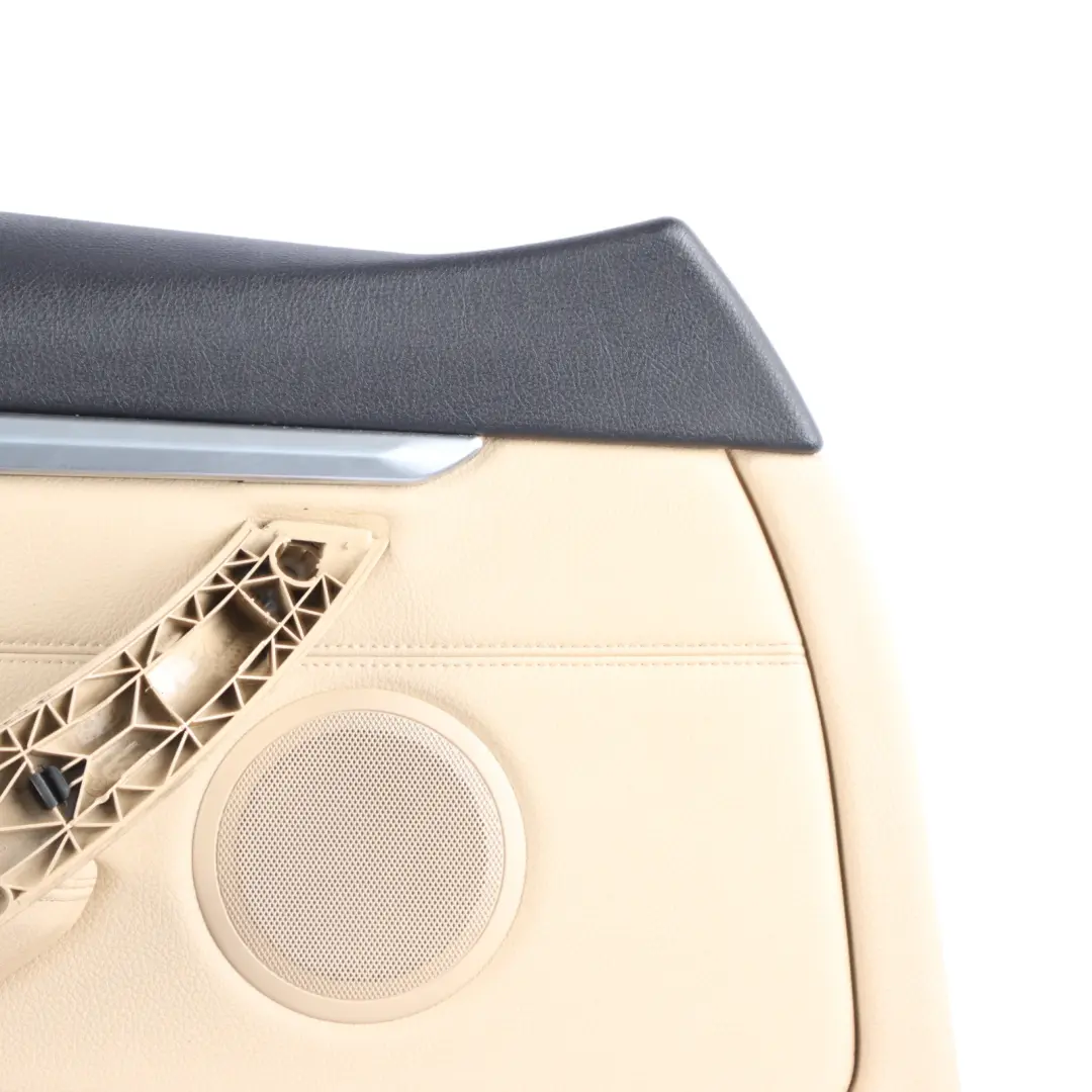 BMW F32 F33 LCI Panneau De Garniture De Porte Avant Gauche En Cuir Vénétie Beige - SKU 7389505 - Numéro de pièce 7389505