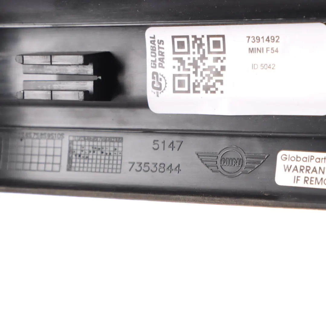 Mini Clubman F54 Copertura Ingresso Anteriore Destro Battitacco Nero 7353844 - SKU 7391492 - Numero di parte 7391492