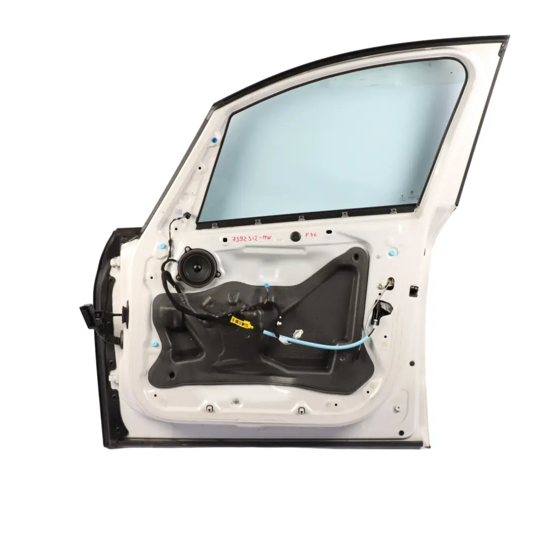 Door Front Right O/S Mineralweiss Mineral Weiss - A96 to BMW F46 Gran Tourer with Part number 7392312 BMW F46 Gran Tourer Door Front Right O/S Mineralweiss Mineral Weiss - A96 - SKU 7392312-MW - Part number 7392312