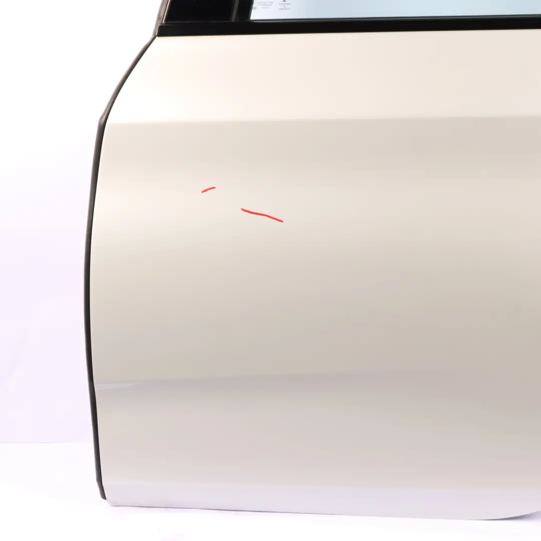 Door Rear Left N/S Mineralweiss Mineral White - A96 to BMW F46 Gran Tourer with Part number 7392325 BMW F46 Gran Tourer Door Rear Left N/S Mineralweiss Mineral White - A96 - SKU 7392325-MW - Part number 7392325