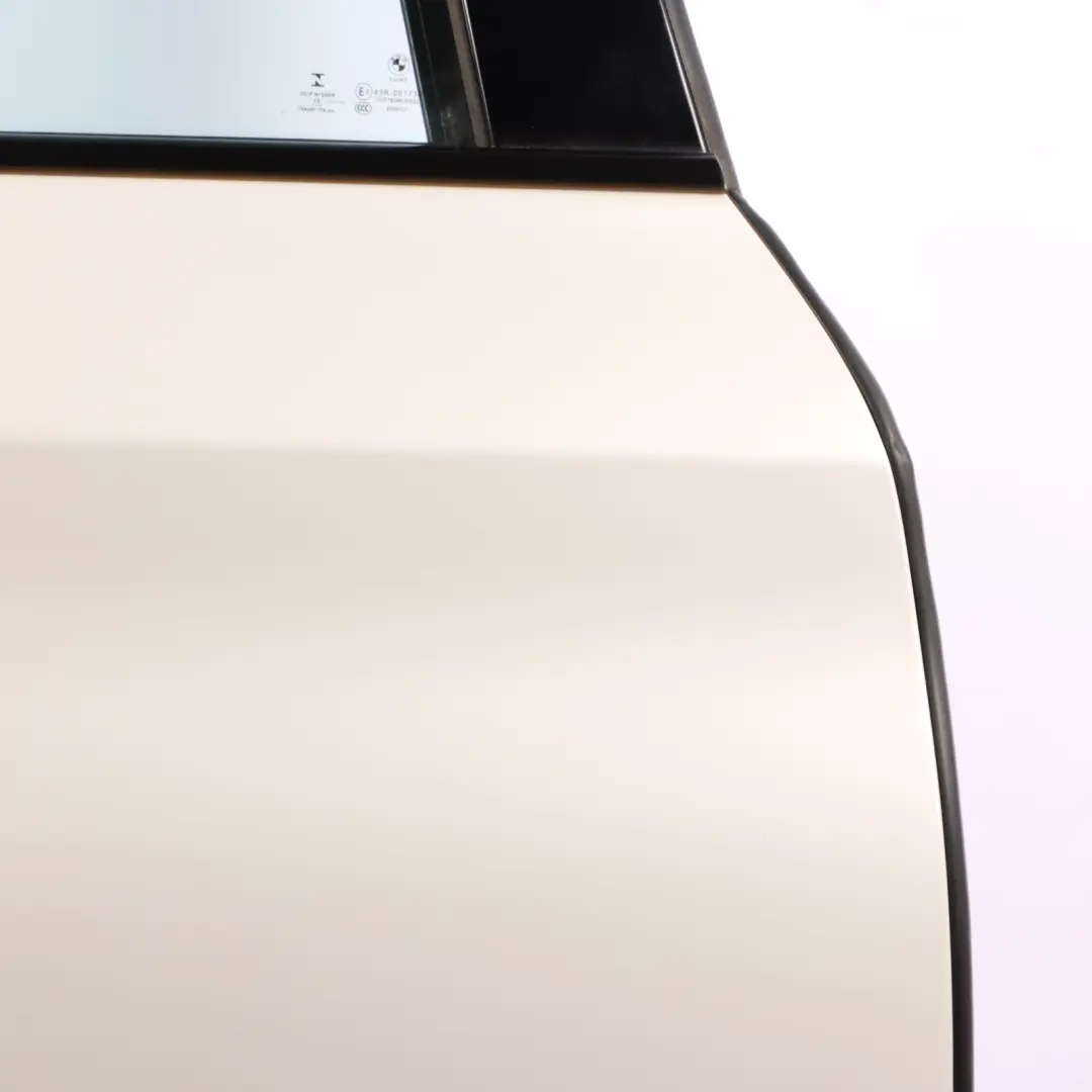 Door Rear Right O/S Mineralweiss Mineral White - A96 to BMW F46 Gran Tourer with Part number 7392326 BMW F46 Gran Tourer Door Rear Right O/S Mineralweiss Mineral White - A96 - SKU 7392326-MW - Part number 7392326