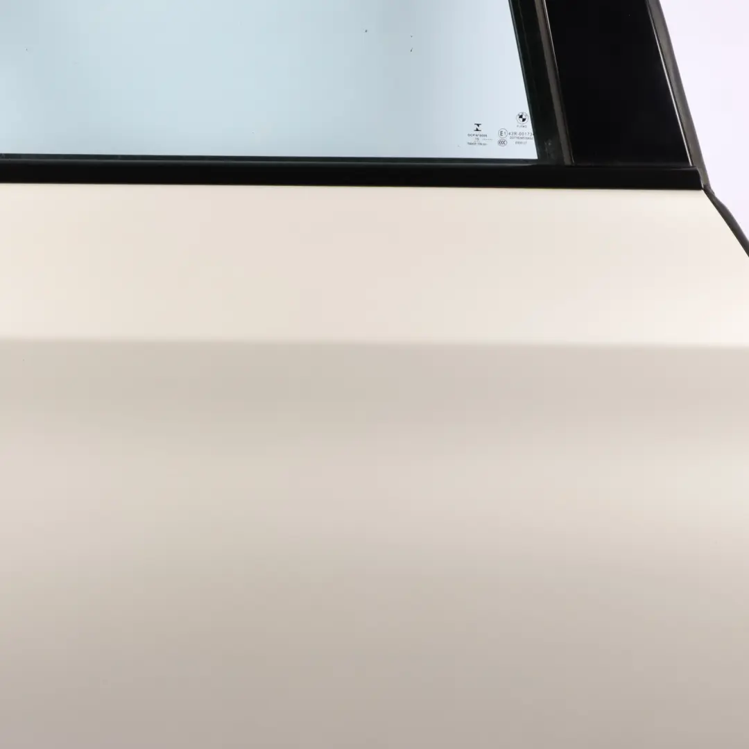 Door Rear Right O/S Mineralweiss Mineral White - A96 to BMW F46 Gran Tourer with Part number 7392326 BMW F46 Gran Tourer Door Rear Right O/S Mineralweiss Mineral White - A96 - SKU 7392326-MW - Part number 7392326
