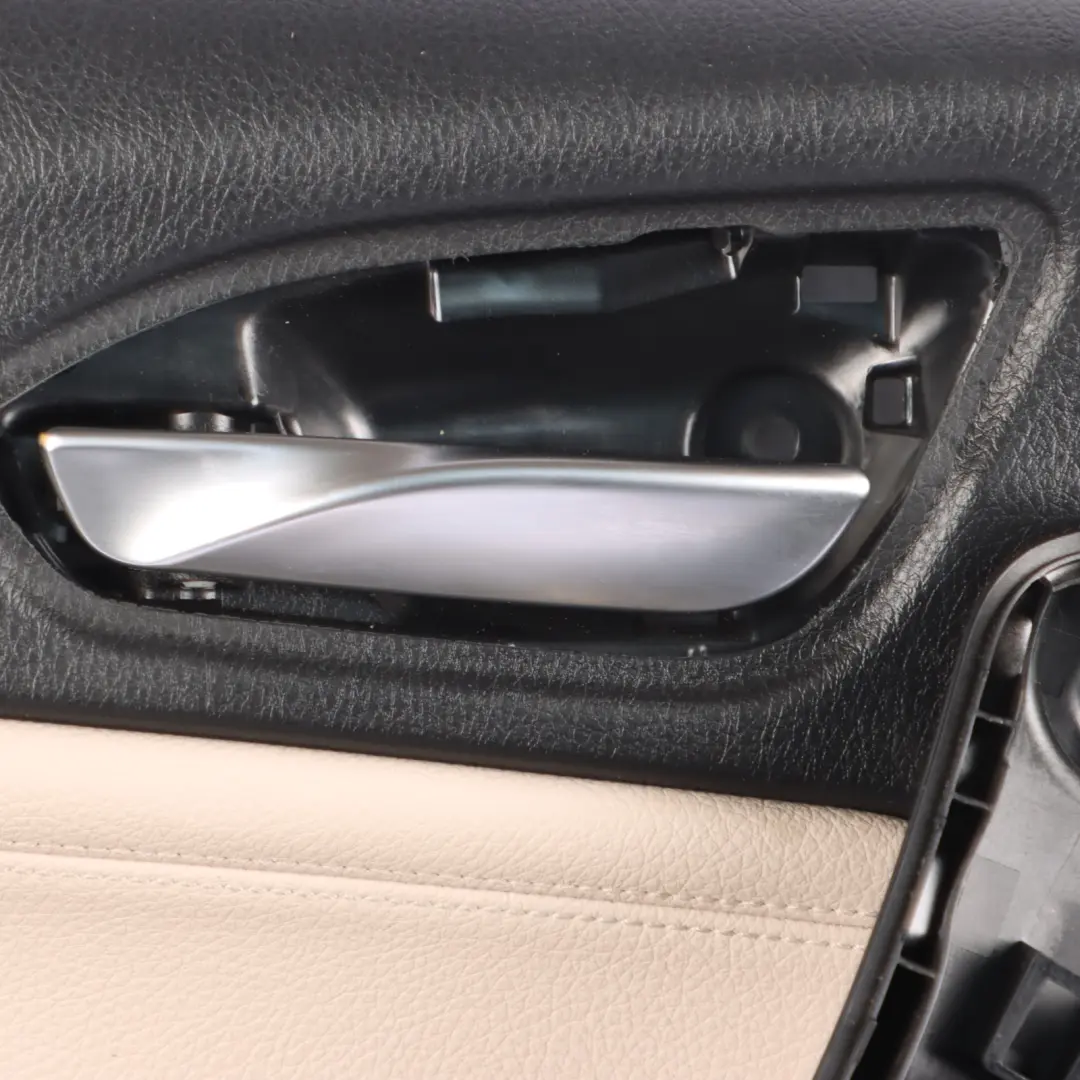 BMW F20 LCI Door Card Front Left N/S Lining Panel Trim Cover Leather Oyster - SKU 7392379 - Part number 7392379