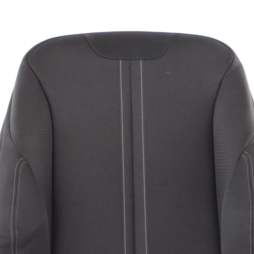 BMW F20 F30 LCI M Sport Backrest Fabric Anthrazit Akzent Grau Front Left N/S - SKU 7392457 - Part number 7392457