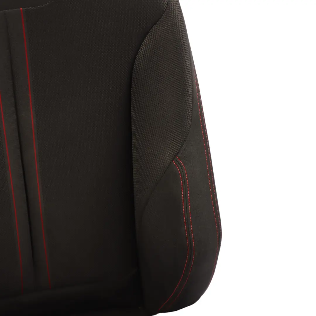 Front Seat Sport Left N/S Heated Fabric Cloth Anthracite Red BMW F30 LCI - SKU 7392459-2 - Part number 7392459