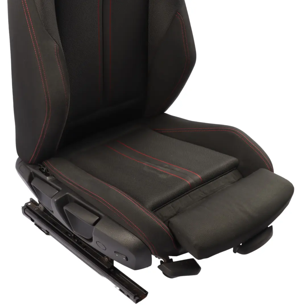 Front Seat Sport Heated Right O/S Fabric Cloth Anthrazit Red to BMW F30 LCI with Part number 7392460 BMW F30 LCI Front Seat Sport Heated Right O/S Fabric Cloth Anthrazit Red - SKU 7392460-2 - Part number 7392460