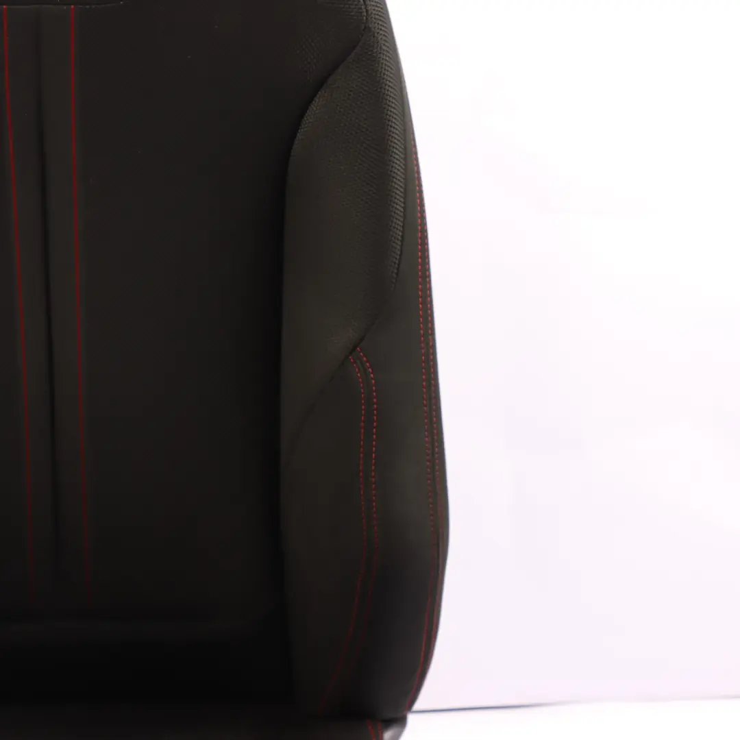 BMW F30 LCI Front Seat Sport Heated Right O/S Fabric Cloth Anthrazit Red - SKU 7392460-2 - Part number 7392460