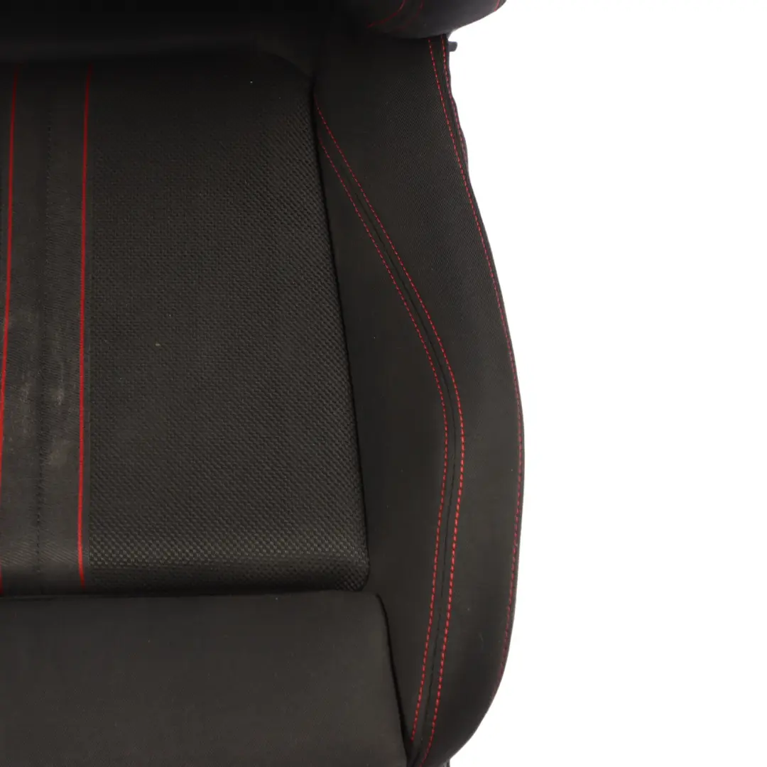 BMW F30 LCI Front Seat Sport Heated Right O/S Fabric Cloth Anthrazit Red - SKU 7392460-2 - Part number 7392460