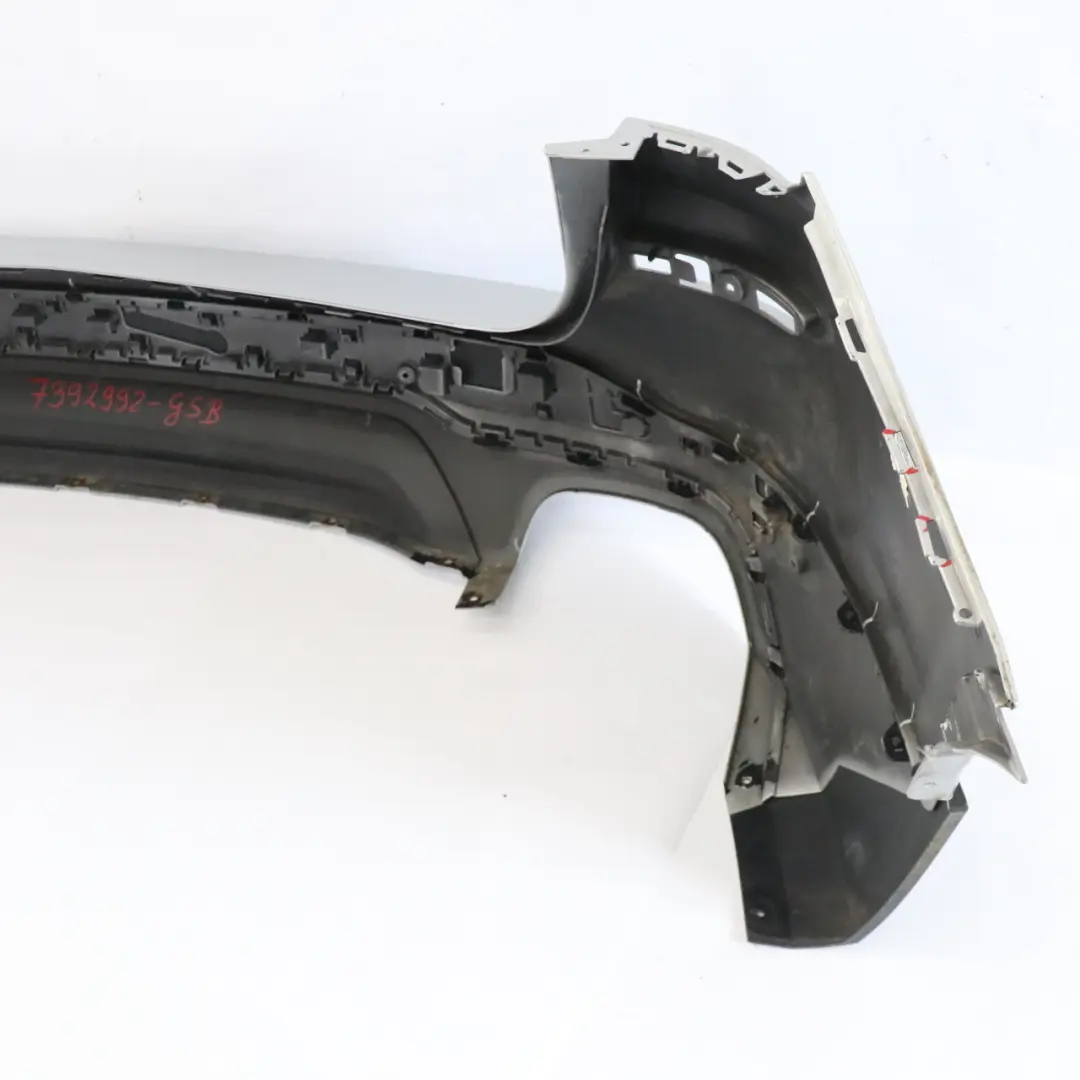 Bumper BMW X3 F25 Trim Panel Cover PDC Glacier Silver Metallic - A83 to Rear with Part number 7392992 Rear Bumper BMW X3 F25 Trim Panel Cover PDC Glacier Silver Metallic - A83 - SKU 7392992-GSB - Part number 7392992