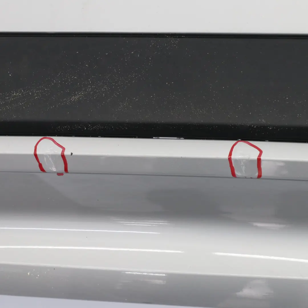 Bumper BMW X3 F25 Trim Panel Cover PDC Glacier Silver Metallic - A83 to Rear with Part number 7392992 Rear Bumper BMW X3 F25 Trim Panel Cover PDC Glacier Silver Metallic - A83 - SKU 7392992-GSB - Part number 7392992