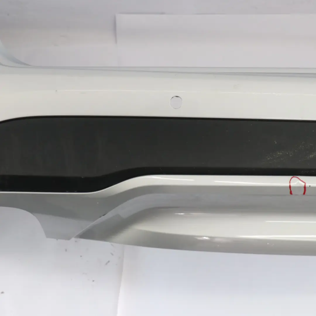 Bumper BMW X3 F25 Trim Panel Cover PDC Glacier Silver Metallic - A83 to Rear with Part number 7392992 Rear Bumper BMW X3 F25 Trim Panel Cover PDC Glacier Silver Metallic - A83 - SKU 7392992-GSB - Part number 7392992