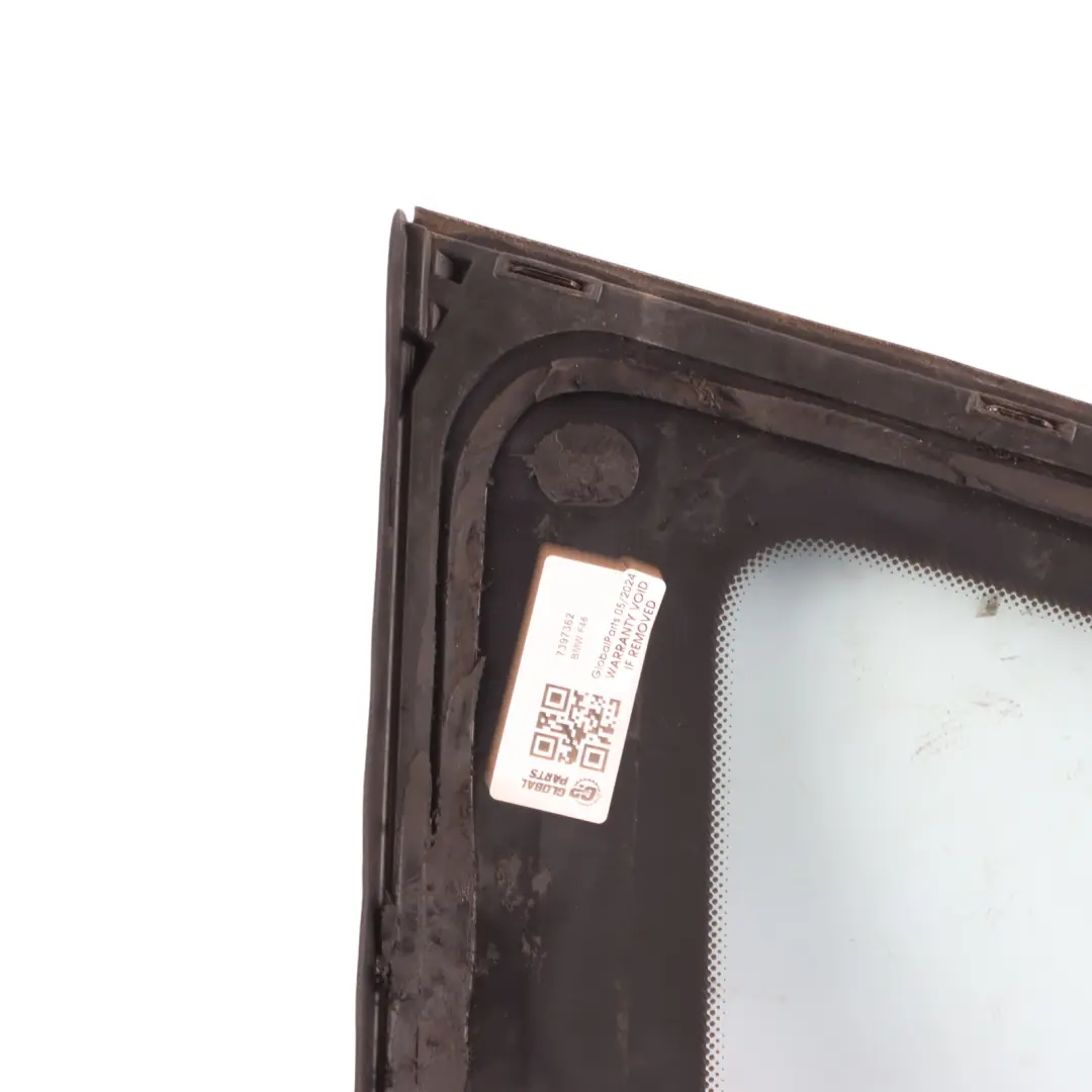 Side Window Quarter Rear Right O/S Glass Glazing AS2 High Gloss to BMW F46 with Part number 7397362 BMW F46 Side Window Quarter Rear Right O/S Glass Glazing AS2 High Gloss - SKU 7397362 - Part number 7397362
