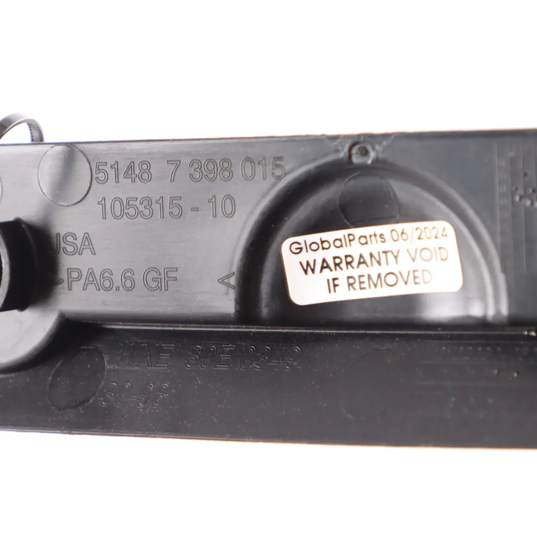 Sound Insulation Bulkhead Hold Down to BMW X3 G01 F97 X4 G02 F98 with Part number 7398015 BMW X3 G01 F97 X4 G02 F98 Sound Insulation Bulkhead Hold Down - SKU 7398015 - Part number 7398015