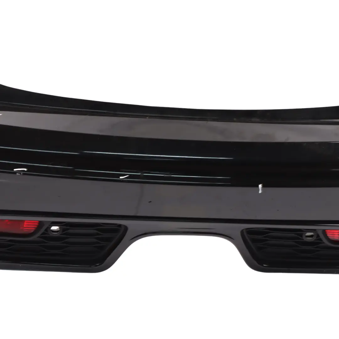 Bumper Mini F55 JCW Cooper S Complete Trim Panel Cover Midnight Black A94 to Rear with Part number 7398777 Rear Bumper Mini F55 JCW Cooper S Complete Trim Panel Cover Midnight Black A94 - SKU 7398777-MNB - Part number 7398777