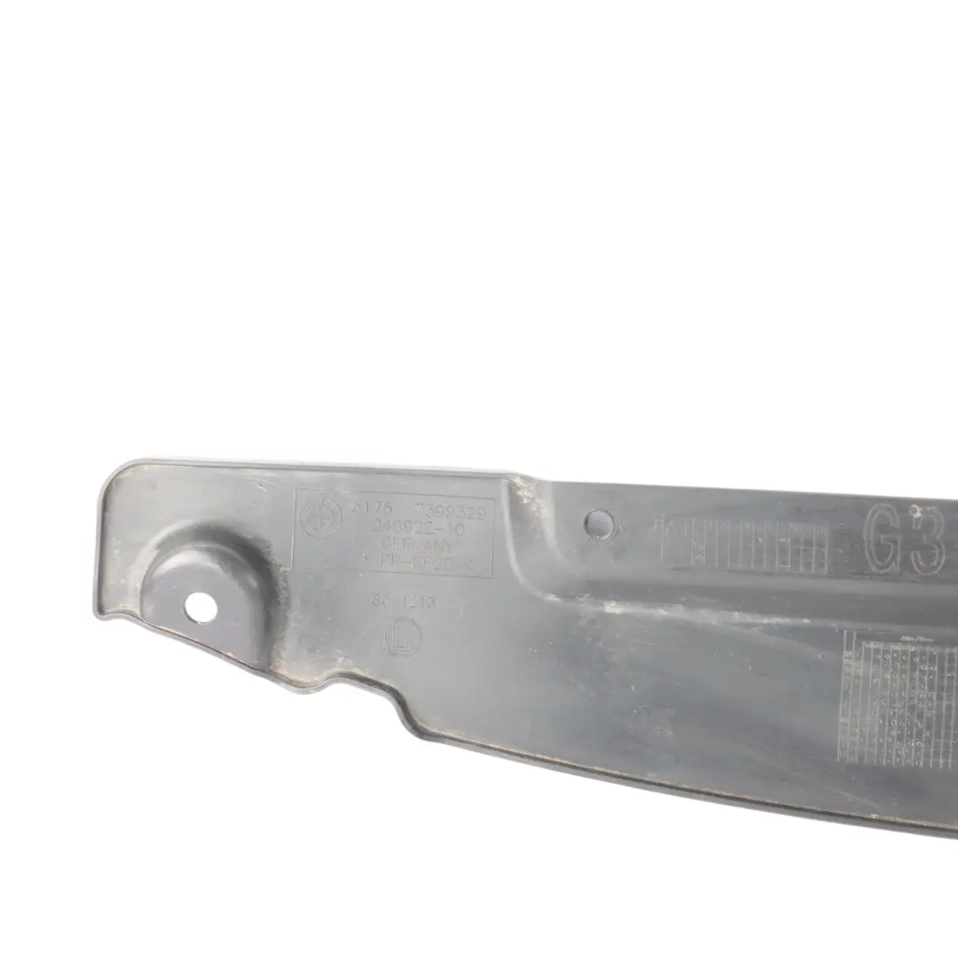 Underbody Cover Support Trim Panel to BMW G30 with Part number 7399329 BMW G30 Underbody Cover Support Trim Panel - SKU 7399329 - Part number 7399329