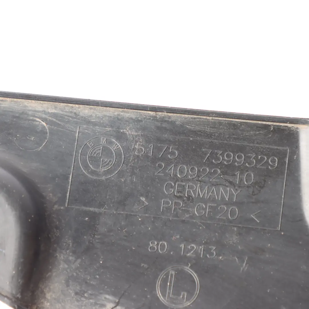 Underbody Cover Support Trim Panel to BMW G30 with Part number 7399329 BMW G30 Underbody Cover Support Trim Panel - SKU 7399329 - Part number 7399329