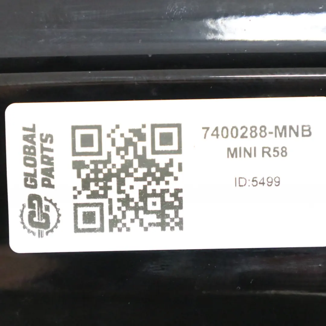 Mini R58 Coupe Alerón Trasero Tapa Maletero Activo Negro Medianoche A94 - SKU 7400288-MNB - Número de pieza 7400288